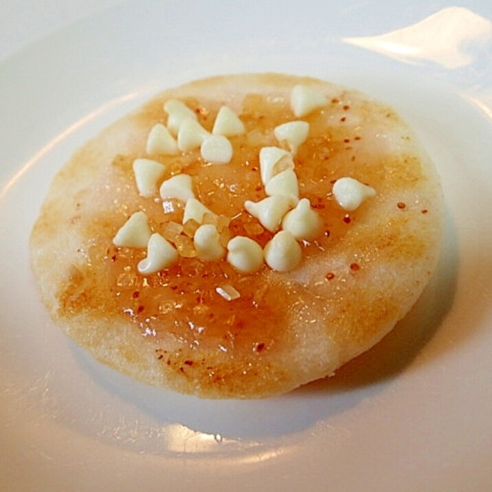 無花果ジャムとホワイトチョコチップのサラダ煎餅